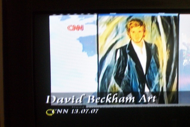 David Beckham auf CNN