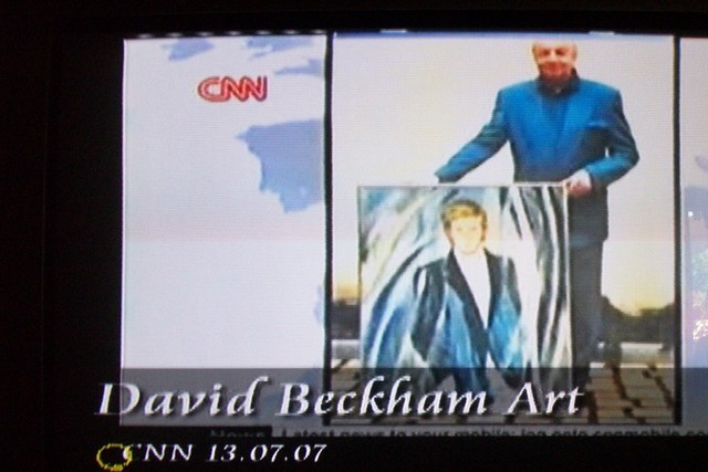David Beckham auf CNN